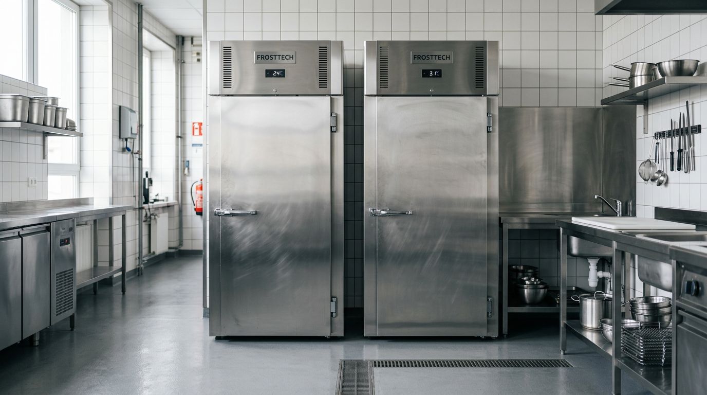 skup szaf chłodniczych gastronomicznych w profesjonalnej kuchni