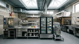 wycena sprzętu gastronomicznego w profesjonalnej kuchni restauracyjnej